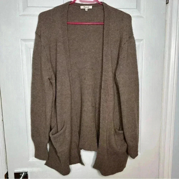 Madewell Sweaters - Madewell Walker Cardigan Wool/ Alpaca Brown Size  Medium